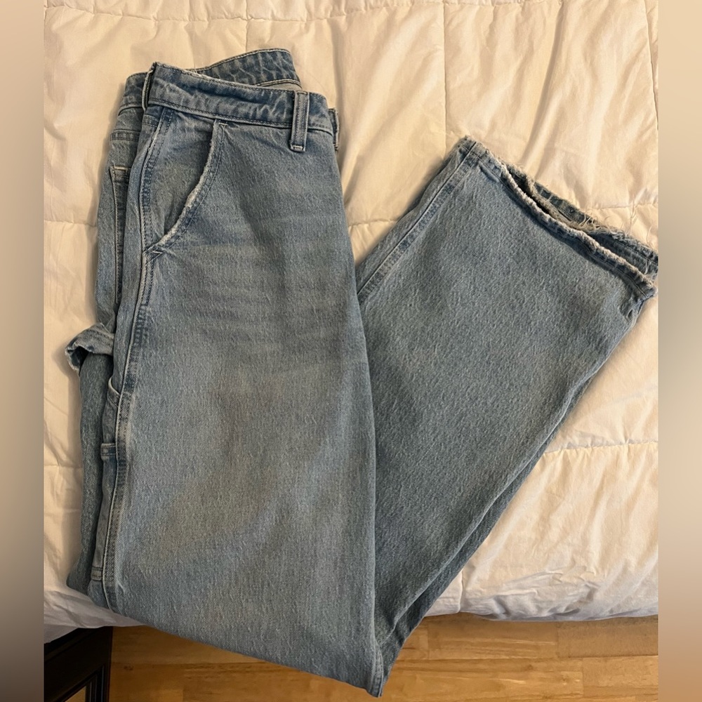 Abercrombie and Fitch Curve Love High Rise 90s Relaxed Jeans